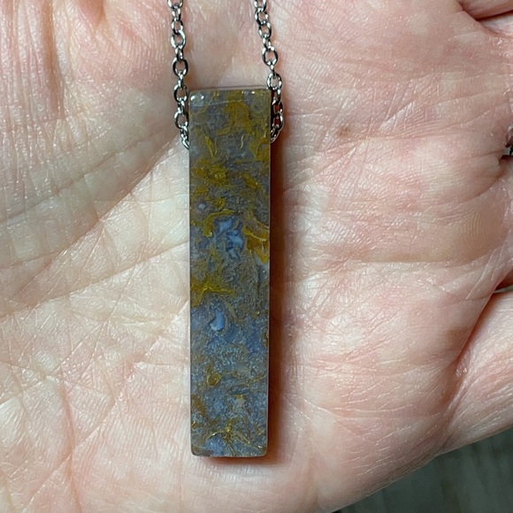 India Agate Necklace Crystal Healing Love Wealth - Picture 3 of 10